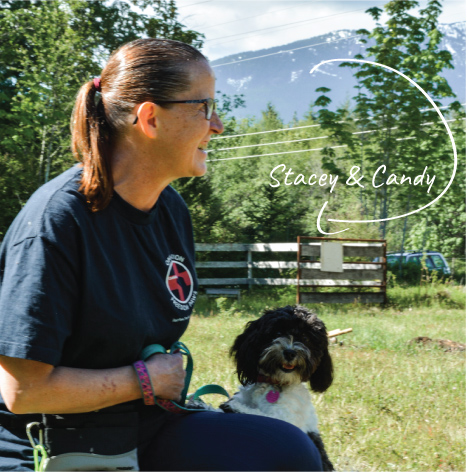 Dog Team Stacey and Candy
